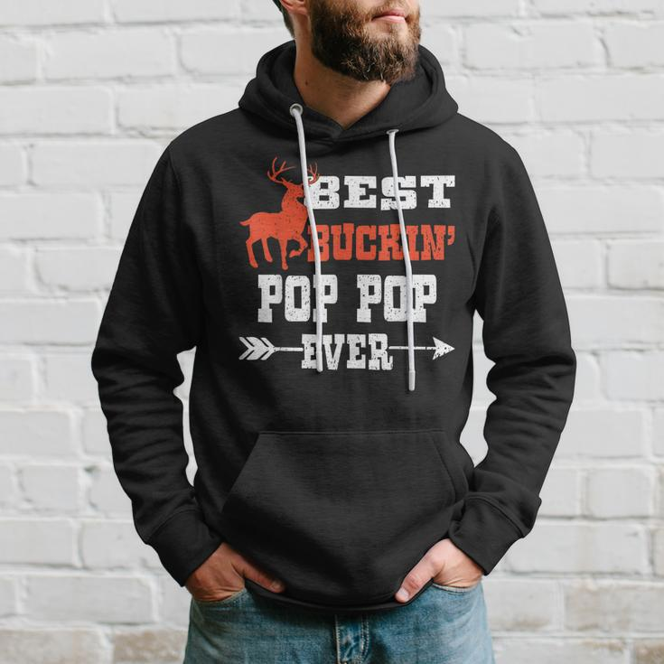 Best Buckin Pop Pop Ever Deer Hunting Bucking Father Gift For Mens Hoodie Gifts for Him