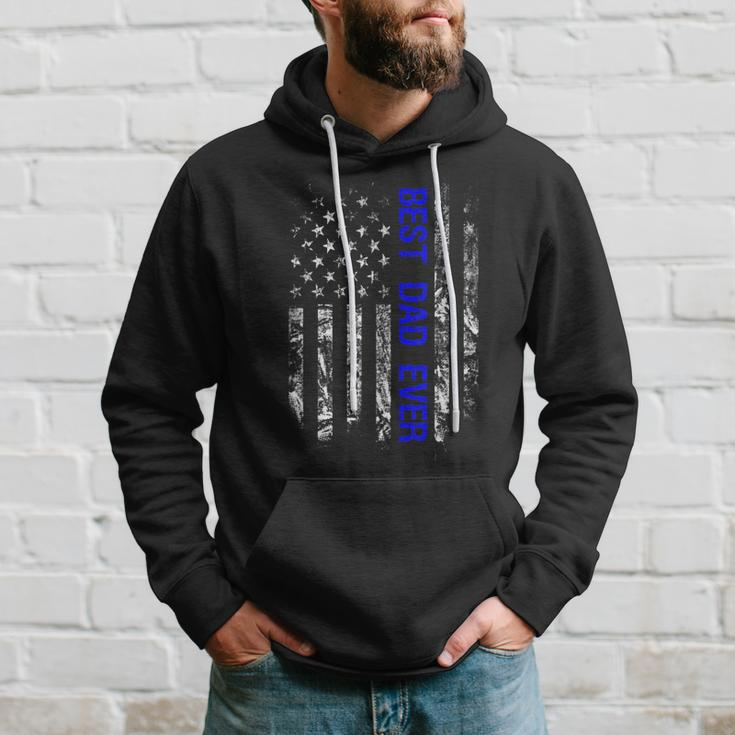 Best Dad Ever Thin Blue Line Family Gift For Mens Hoodie Gifts for Him