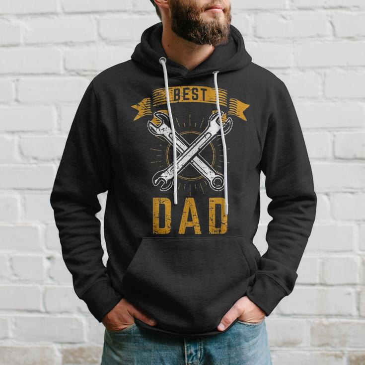 Best Dad Mechanic Ever Wrench Gift Fathers Day Outfit V2 Hoodie Gifts for Him