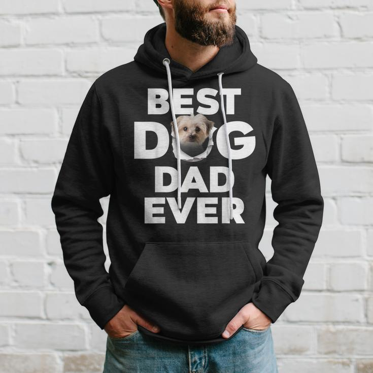 Best Dog Dad Ever Morkie Lovers Hoodie Gifts for Him
