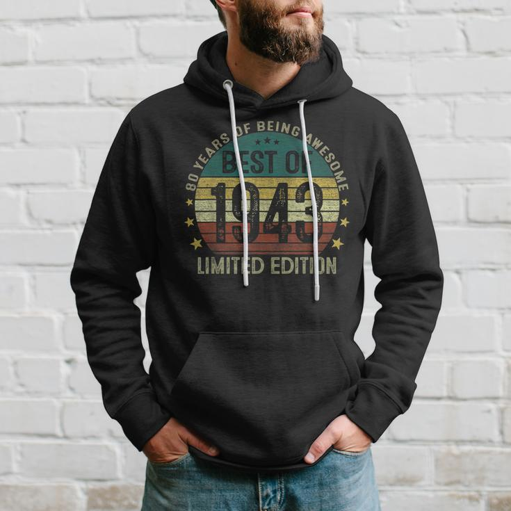 Best Of 1943 80 Years Old 80Th Birthday Gifts For Men Hoodie Gifts for Him