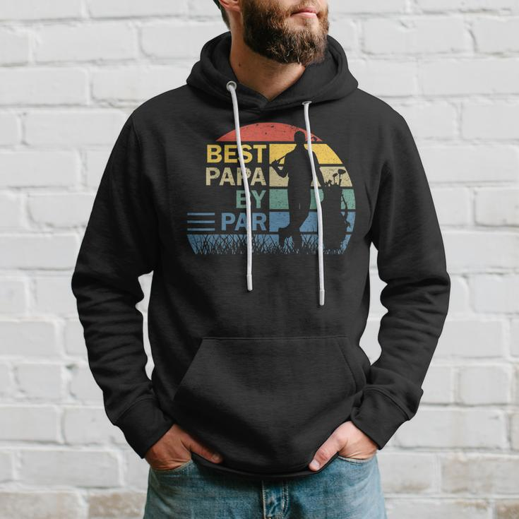 Best Papa By Par Fathers Day Papa Daddy Dad Popa Golf Gift For Mens Hoodie Gifts for Him
