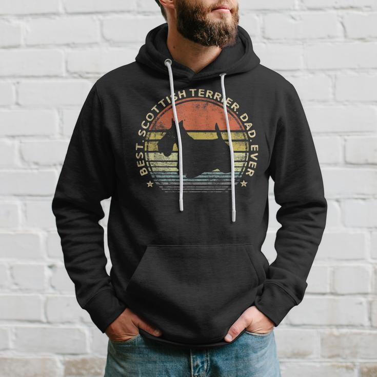 Best Scottish Terrier Dad Ever Scottie Dog Lover Owner Daddy Gift For Mens Hoodie Gifts for Him