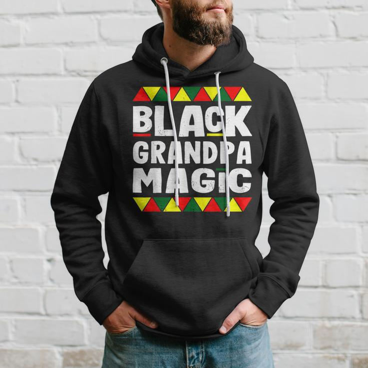 Black Grandpa Magic Black History Month Africa Pride Hoodie Gifts for Him