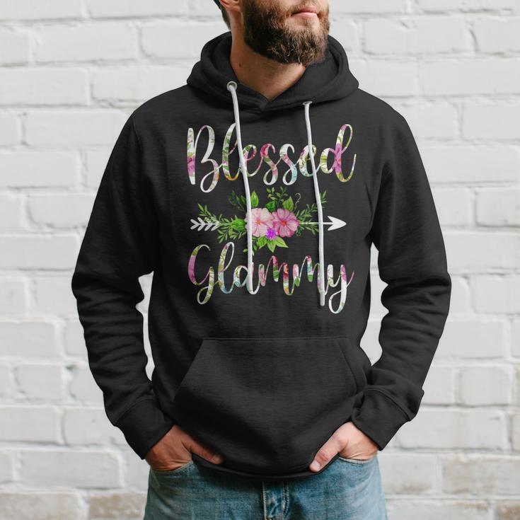 Blessed Glammy Floral For Women Mothers Day Grandma Hoodie Gifts for Him