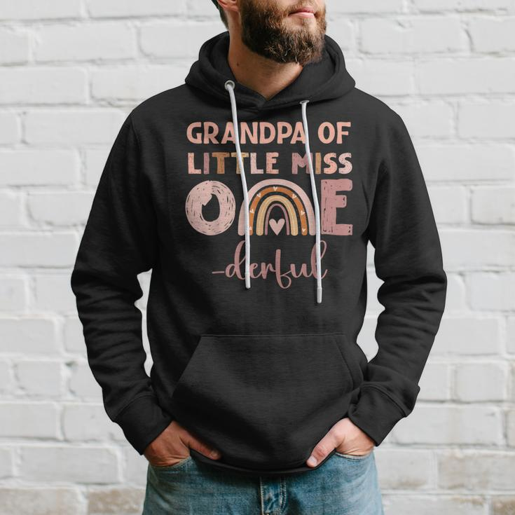 Boho Grandpa Of Miss Onederful 1St Birthday Girl Cute Hoodie Gifts for Him