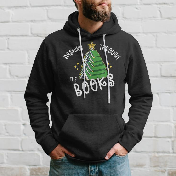 Book Lover Christmas Tree Holiday Reading Love To Read Men Hoodie Gifts for Him