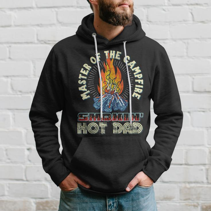 Campfire Master Smoking Hot Dadbod Vintage Distressed Retro Hoodie Gifts for Him