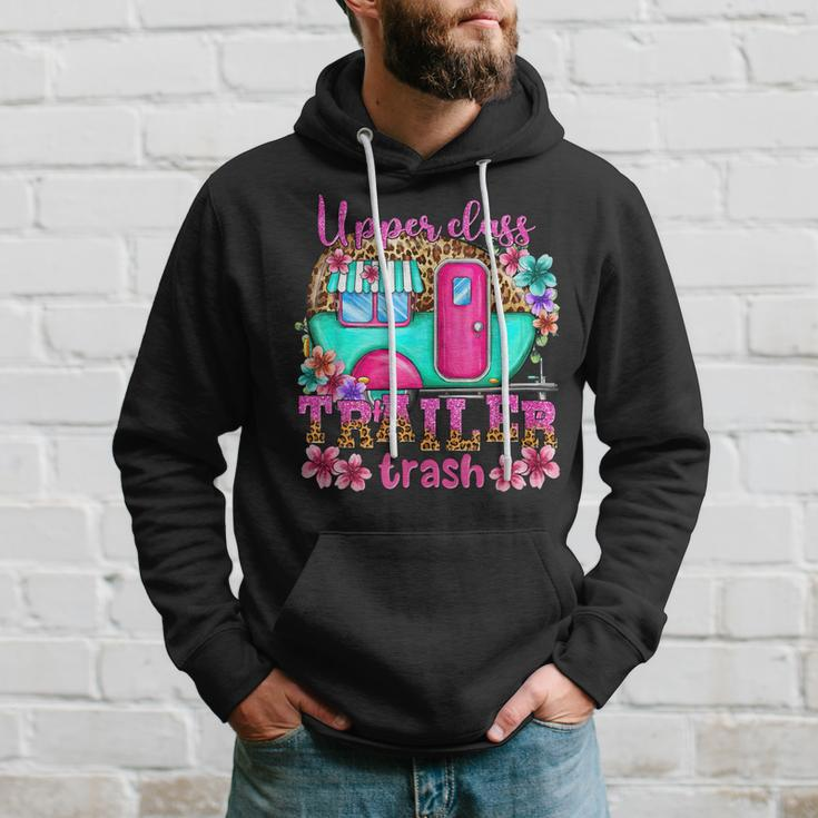 Camping Upper Class Trailer Trash Making Memories Hiking Hoodie Gifts for Him