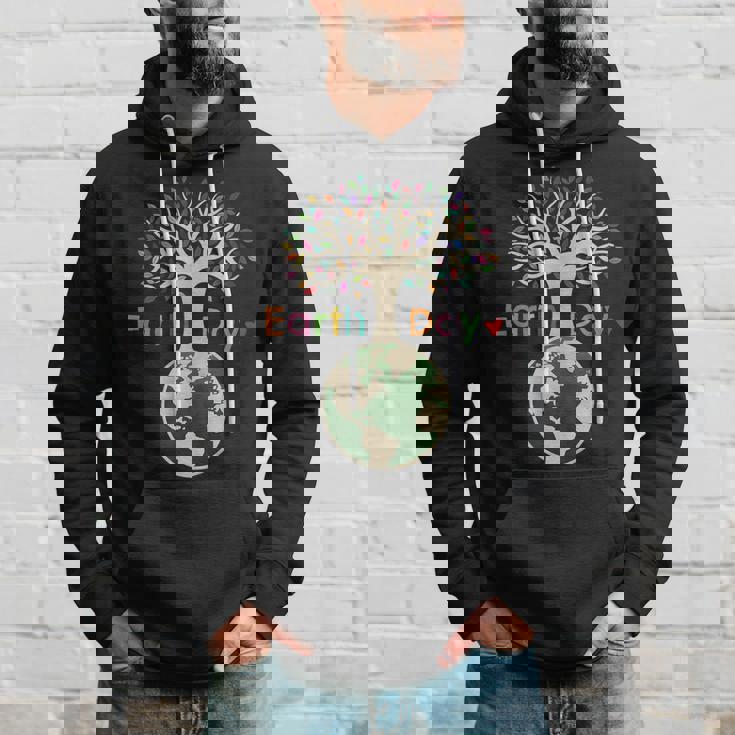 Celebrate Earth Day Colorful Tree - Earth Day Hoodie Gifts for Him
