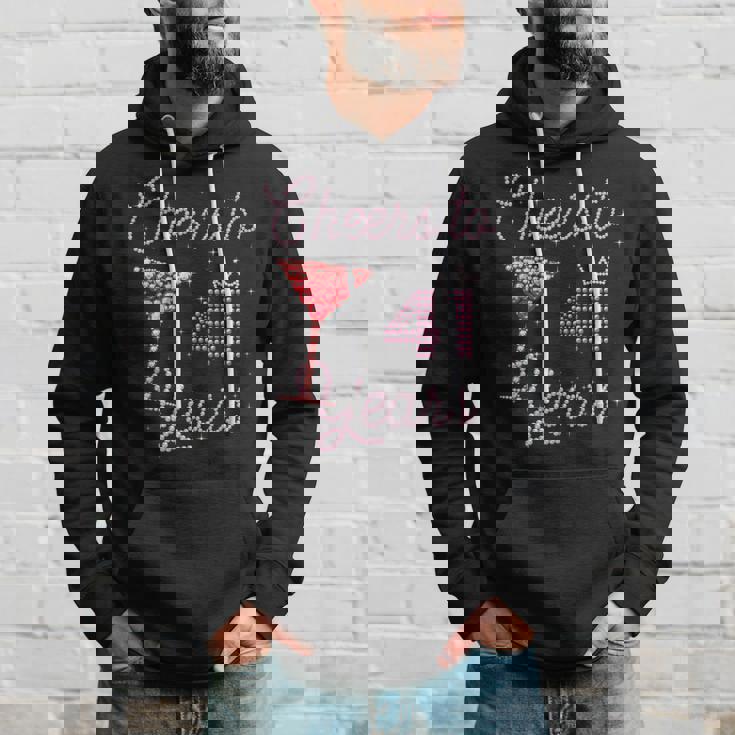 Cheers To 41 Years 41St Birthday 41 Years Old Bday Hoodie Gifts for Him