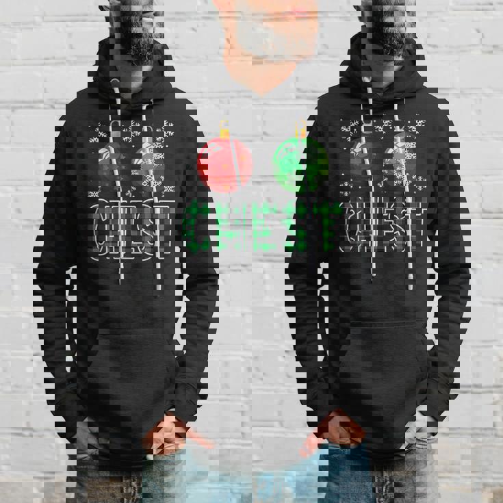 Chest Nuts ChristmasMatching Couple Chestnuts Funny Hoodie Gifts for Him