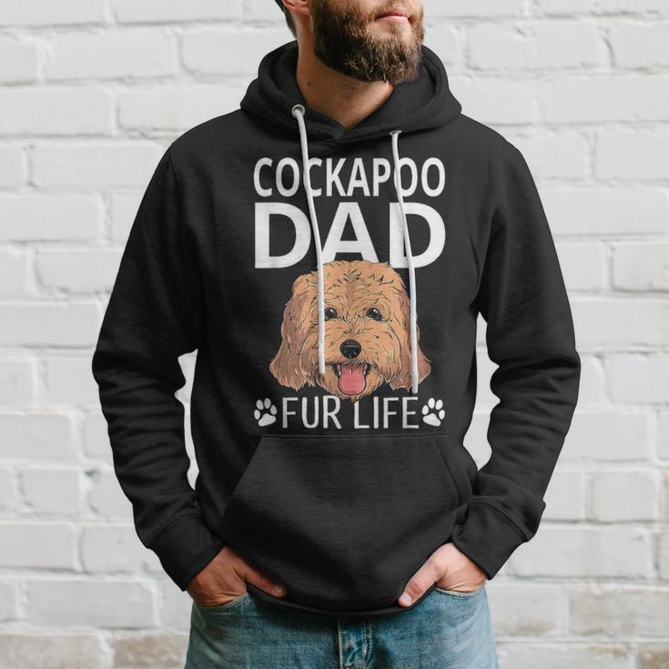 Cockapoo Dad Fur Life Dog Fathers Day Gift Pun Hoodie Gifts for Him