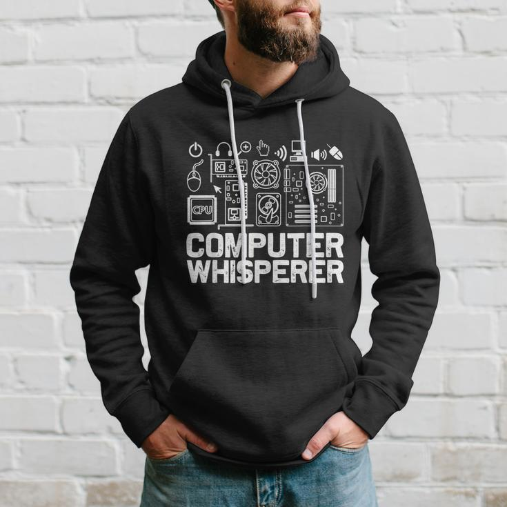 Computer Whisperer It Tech Support Nerds Geek V2 Hoodie Gifts for Him
