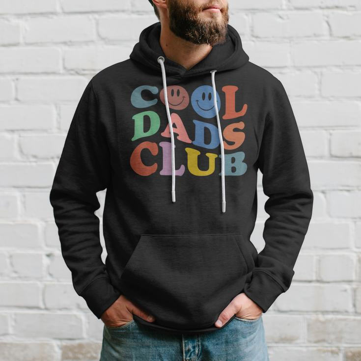 Cool Dads Club Funny Smile Colorful Fathers Day Hoodie Gifts for Him