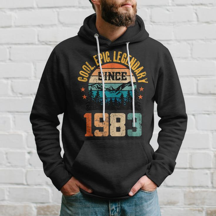 Cool Epic Legendary Since 1983 - 40Th Birthday Hoodie Gifts for Him