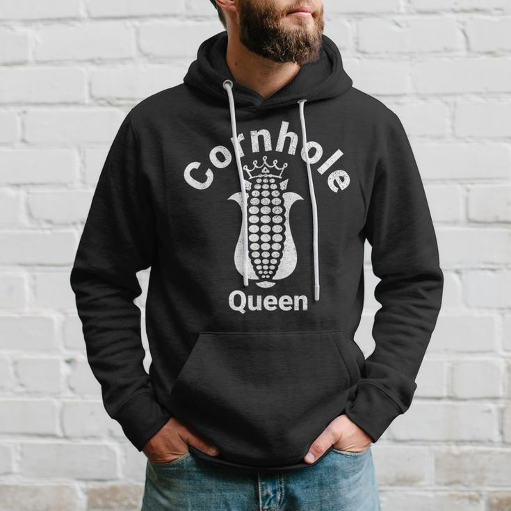 Cornhole Queen Lustiges Damen Hoodie, Motiv für Spielbegeisterte Geschenke für Ihn