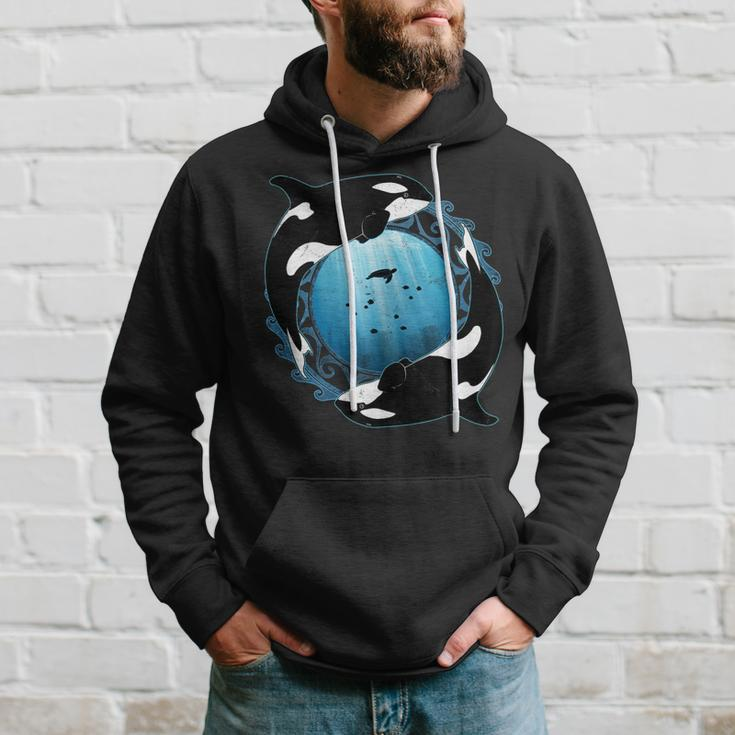 Cute Orca Twin Orcas Hoodie Gifts for Him