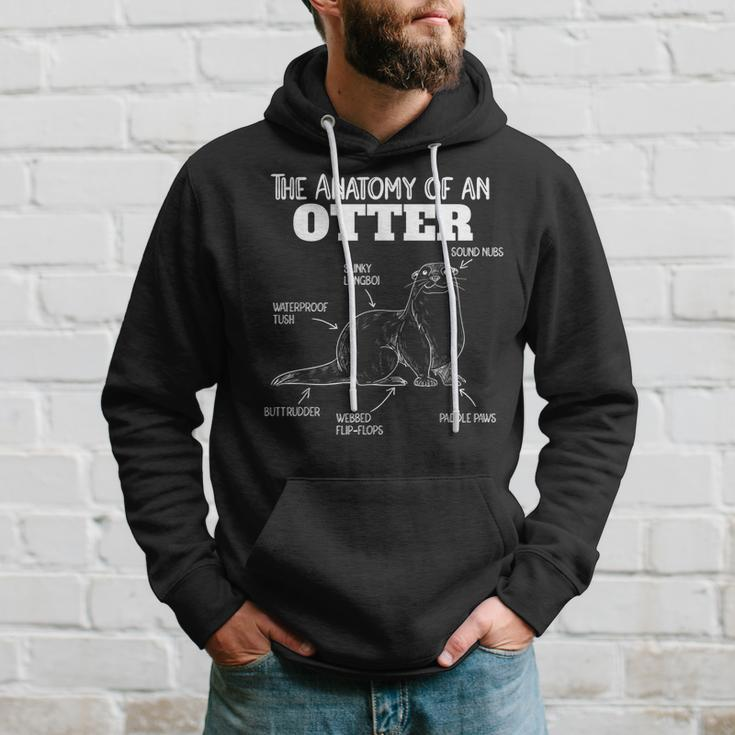 Cute Otter Explanation Anatomy Of An Otter Hoodie Gifts for Him