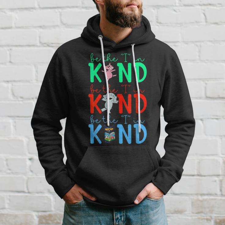 Cute Piggie Elephant Cat Motivational Kindness Quote Hoodie Gifts for Him