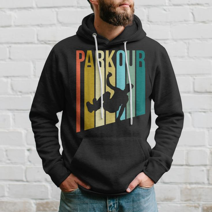 Cute Traceur Parkour Retro Traceur Freerunning Silhouette Hoodie Gifts for Him