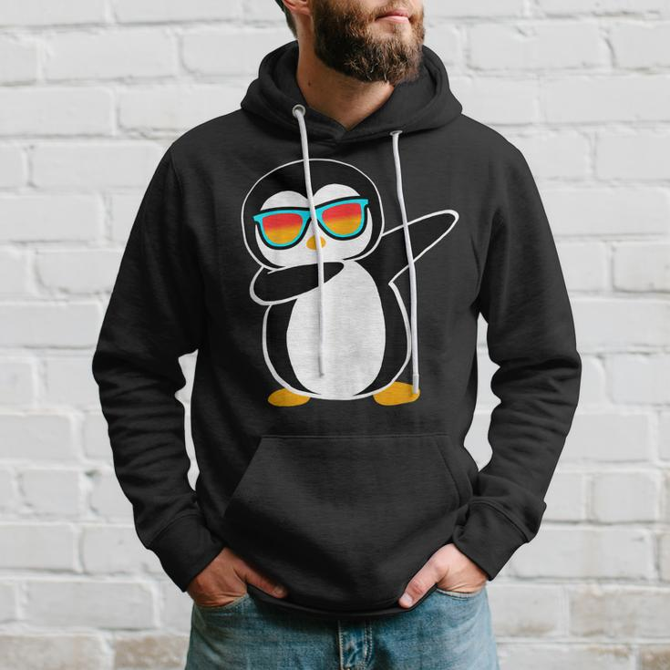 Dabbing Penguin Cute Animal Birthday Party Gift Hoodie Gifts for Him