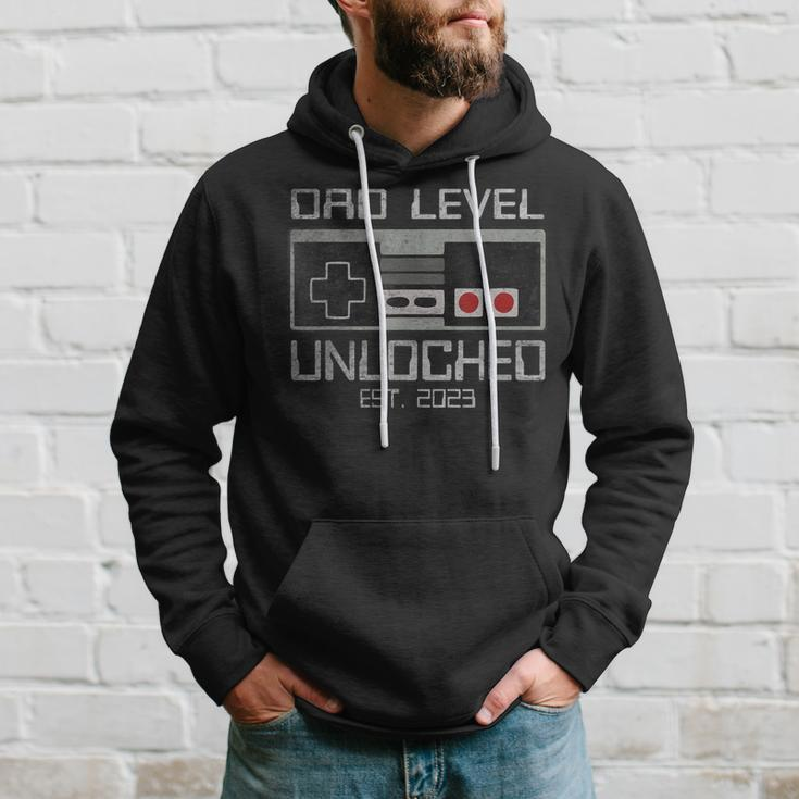 Dad Level Unlocked 2023 Leveled Up To Dad Soon To Be Dad Hoodie Gifts for Him
