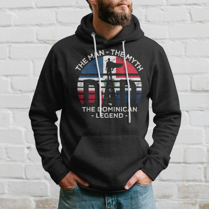 Dad The Man The Myth The Dominican Legend Dominican Republic Gift For Mens Hoodie Gifts for Him