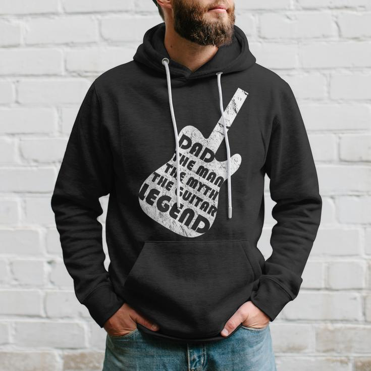Dad The Man The Myth The Guitar Legend Fathers Day Gift For Mens Hoodie Gifts for Him