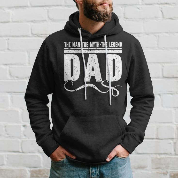 Dad The Man The Myth The Legend Men Husband Fathers Day Gift For Mens Hoodie Gifts for Him