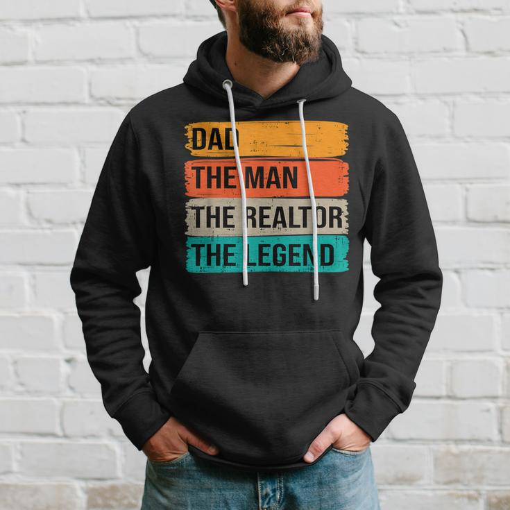 Dad The Man The Realtor The Legend Hoodie Gifts for Him