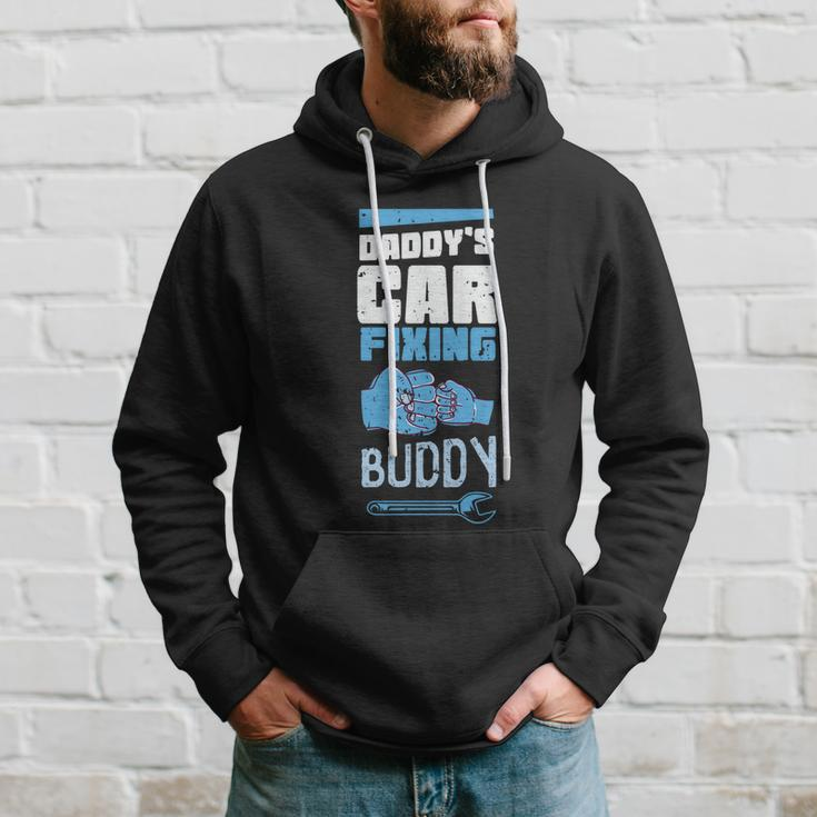 Daddys Car Fixing Buddy Mechanic Car Guy Dad Fathers Day Gift Hoodie Gifts for Him