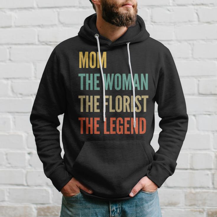 Damen Die Mutter Die Frau Die Floristin Die Legende Hoodie Geschenke für Ihn