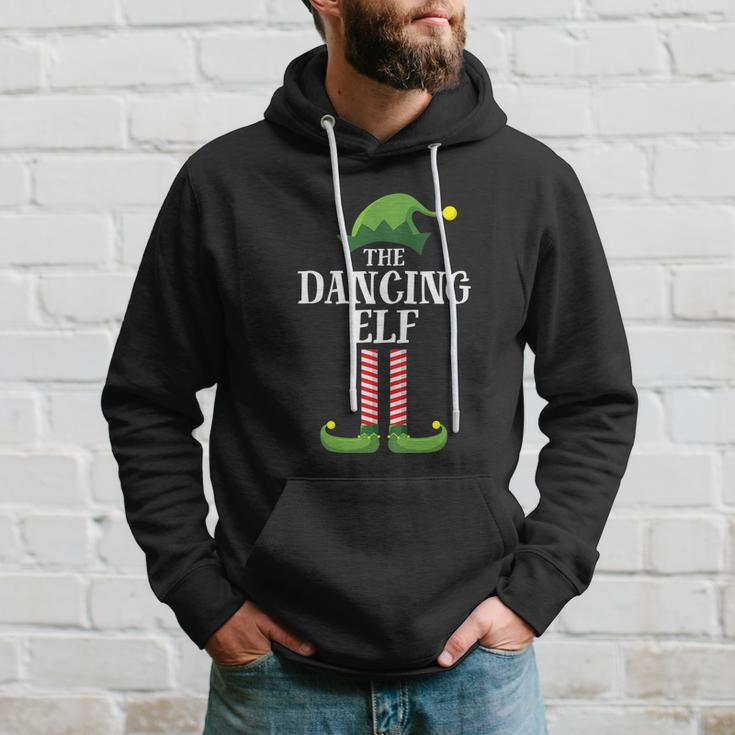 Dancing Elf Matching Family Group Christmas Party Pajama Hoodie Gifts for Him