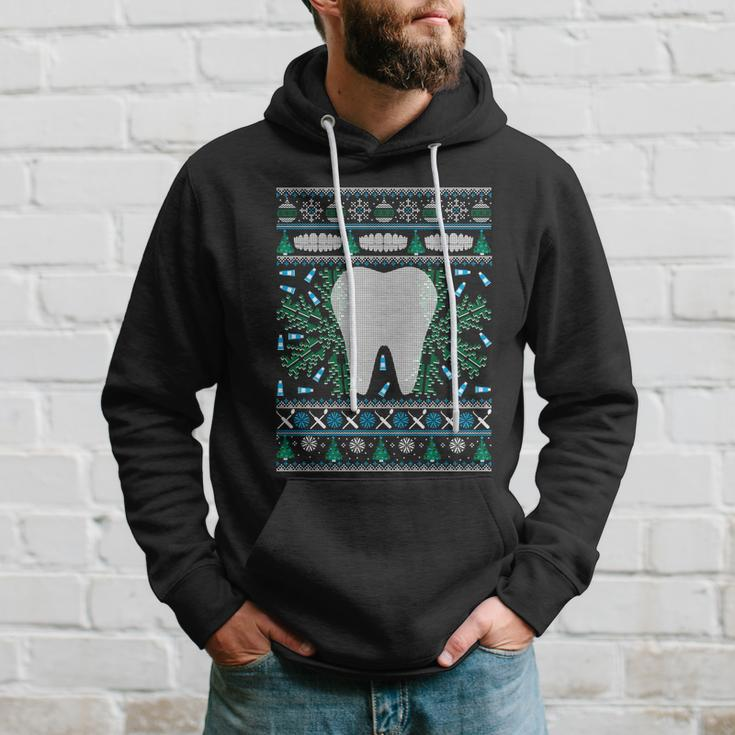 Dental Hygienist Ugly Christmas Cool Gift Funny Holiday Cool Gift Hoodie Gifts for Him