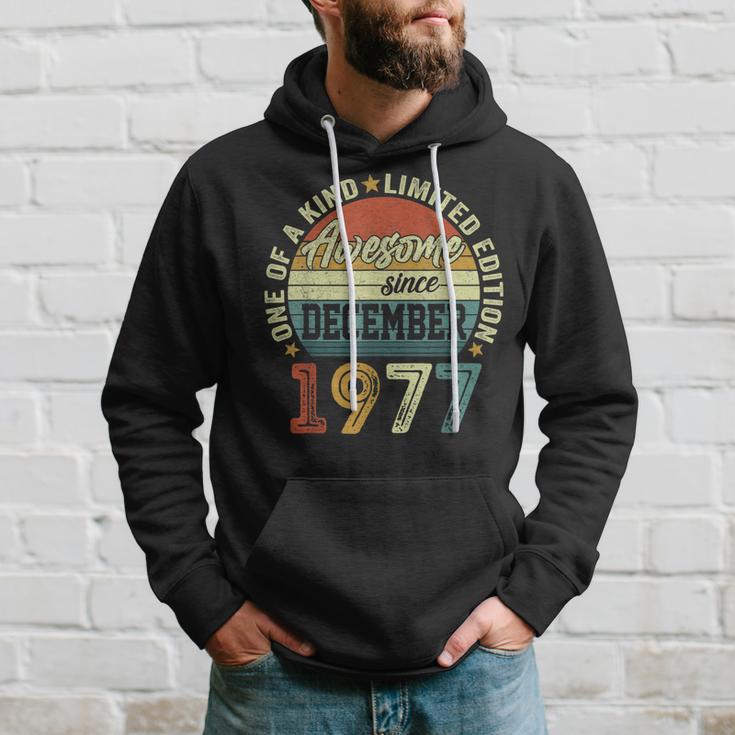 Dezember 1977 Lustige Geschenke 45 Geburtstag Mann Frau Hoodie Geschenke für Ihn