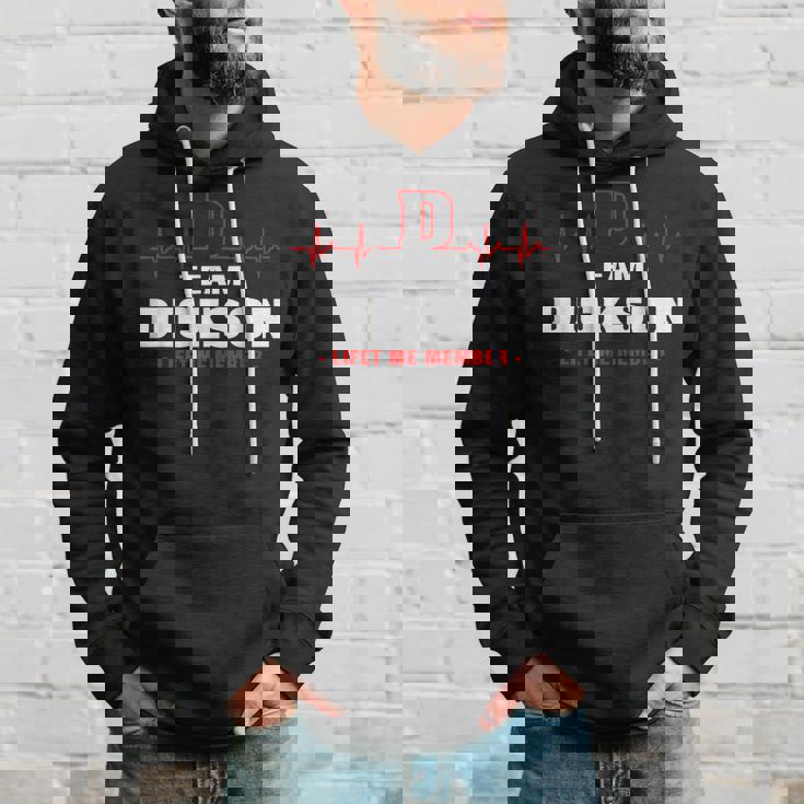 Dickson Surname Family Name Team Dickson Lifetime Member Men Hoodie Graphic Print Hooded Sweatshirt Gifts for Him