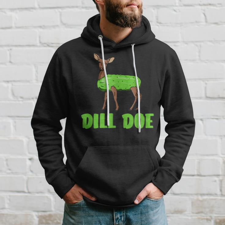 Dill Doe Funny Adult Humor Funny Nature Deer Redneck Hoodie Gifts for Him