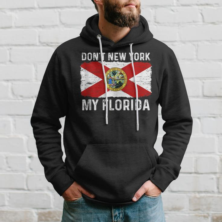 Dont New York My Florida State Flag Vintage Style Funny Hoodie Gifts for Him
