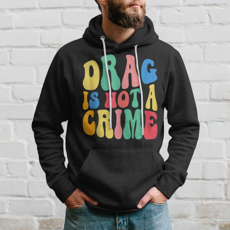 Drag Is Not A Crime Lgbt Gay Pride Equality Cute Drag Queen Hoodie Gifts for Him