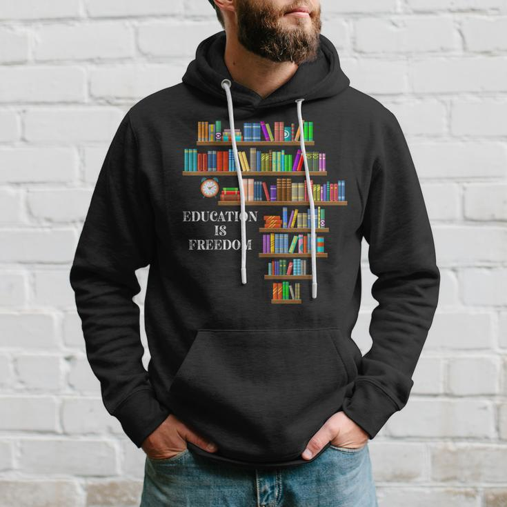 Education Is Freedom Book Reader Black History Month Pride Hoodie Gifts for Him