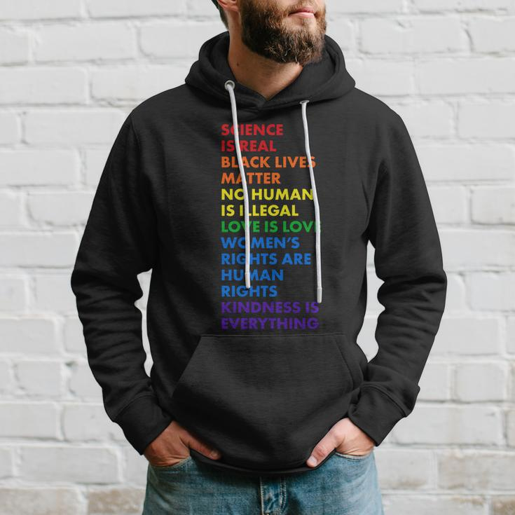 Equality Science Is Real Rainbow V2 Hoodie Gifts for Him