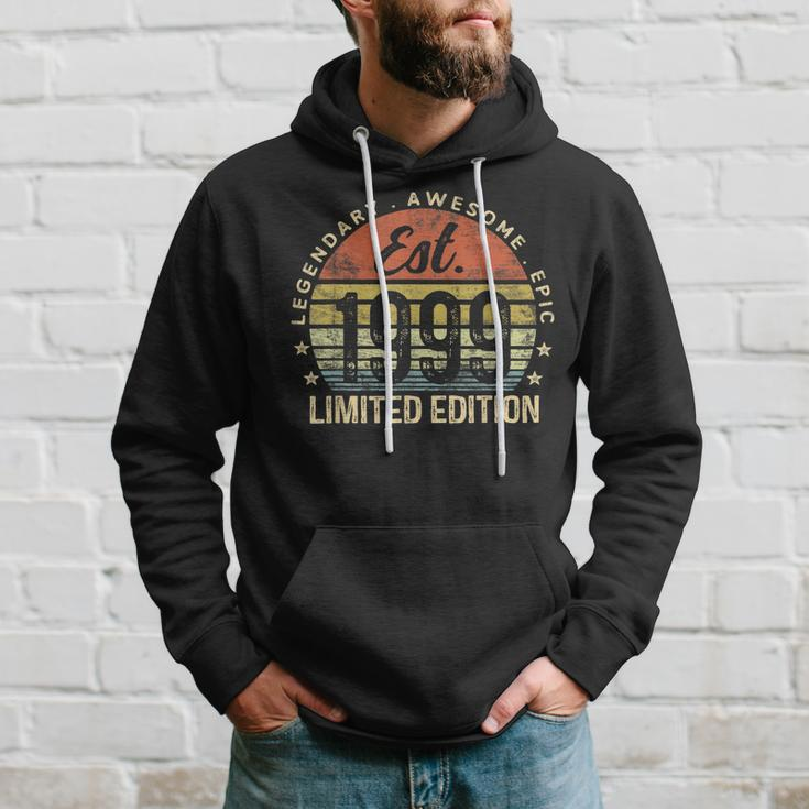 Est 1999 Limited Edition 24Th Birthday Vintage 24 Year Old Hoodie Gifts for Him