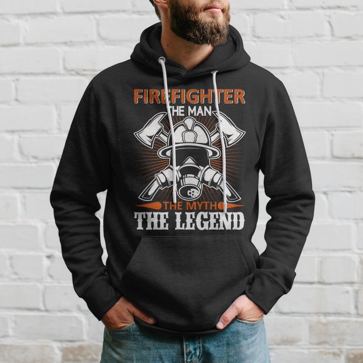 Firefighter The Man The Myth The Legend Hoodie Gifts for Him