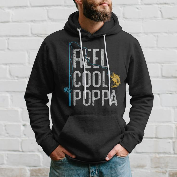 Fishing Reel Cool Poppa Father’S Day Gift Fisherman Poppa Hoodie Gifts for Him