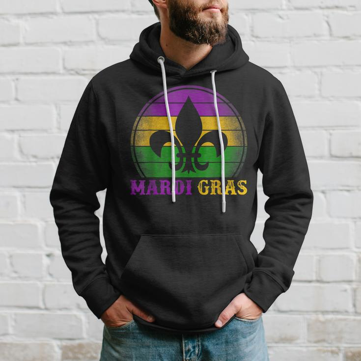Fleur De Lys Funny Mardi Gras Carnival Party New Orleans Hoodie Gifts for Him
