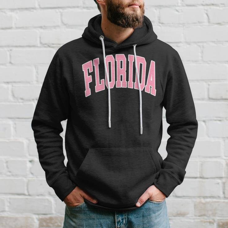 Florida Beach Preppy Pink Font Hoodie Gifts for Him