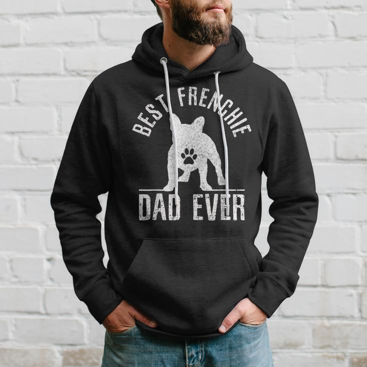 French Bulldog Best Frenchie Dad Ever Dog Paw Gift Gift For Mens Hoodie Gifts for Him