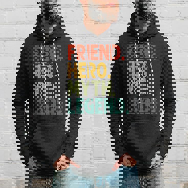 Freund Held Myth Legend Retro Vintage-Freund Hoodie Geschenke für Ihn