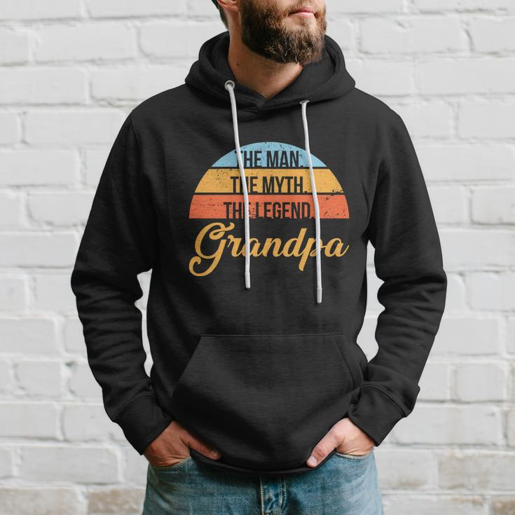 Funny Grandpa The Man The Myth The Legend Saying 1 Hoodie Gifts for Him